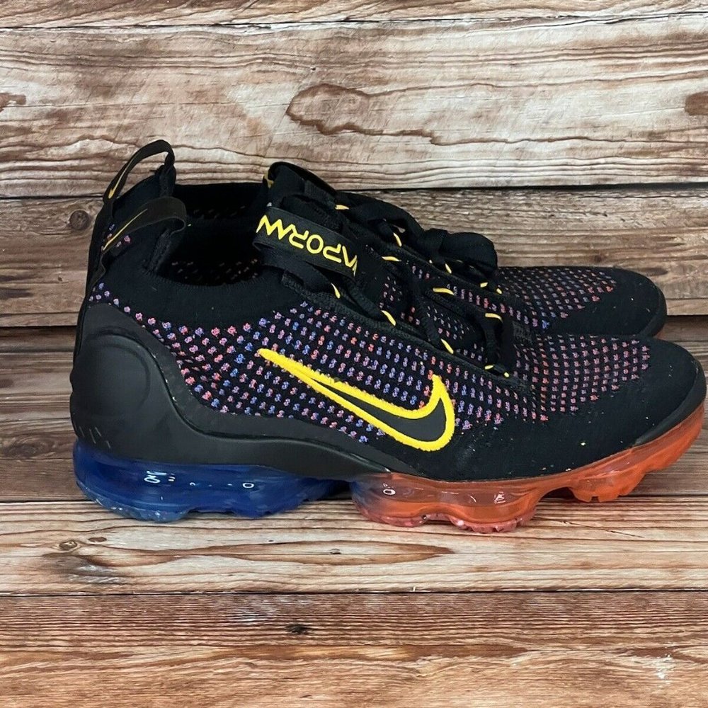 Nike Air Vapormax 2021 Flyknit Gradient Black DV2198-001 GS Size 4.5Y/Women 6